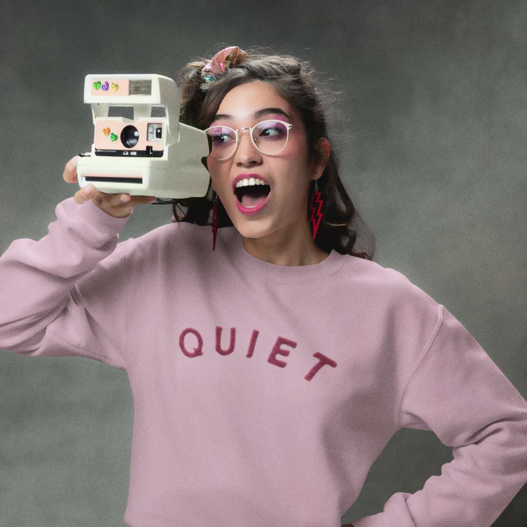 Quiet but Called Embroidered Sweatshirt for Christian Introverts