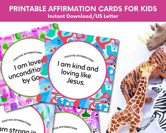 Positive Affirmation Cards Lunchbox Notes for Kids Vol 1&2