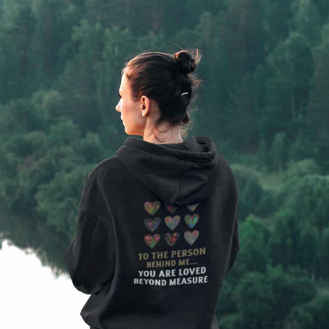 Heartfelt Unisex Heavy Blend™ Hooded Sweatshirt – 'To The Person Behind Me'