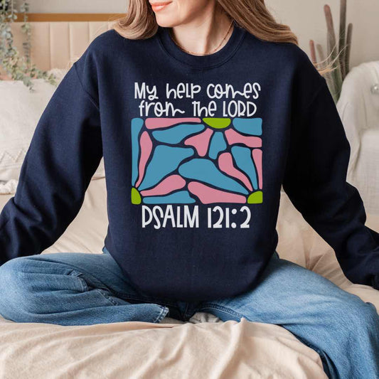 My Help Comes from the Lord | Cozy Faith Sweatshirt