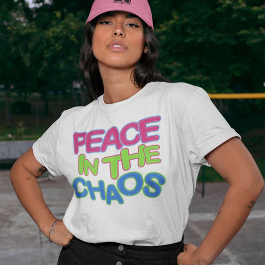 Peace in the Chaos Christian Inspirational Softstyle T-Shirt