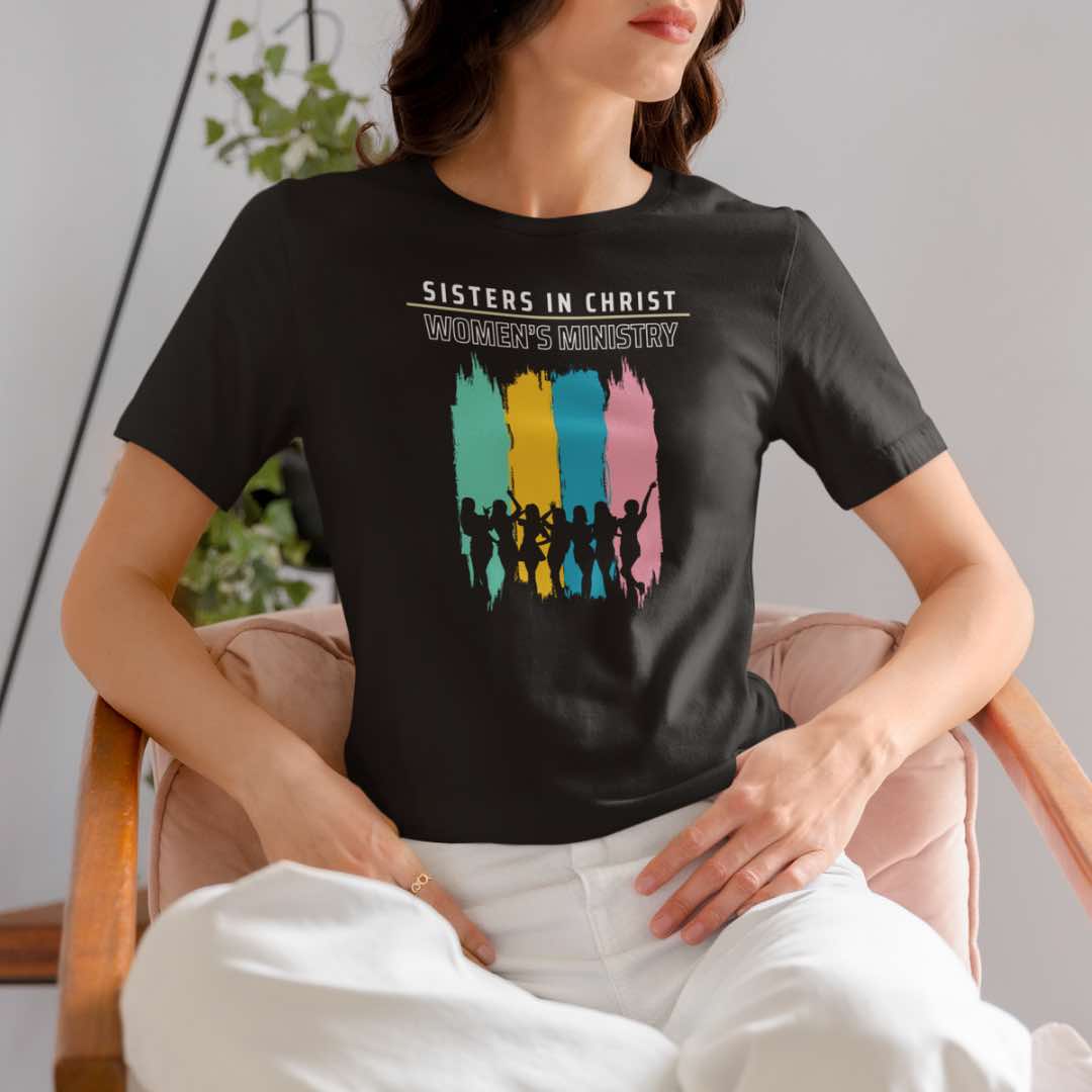 Sisters in Christ Women's Ministry Christian Short Sleeve Shirt