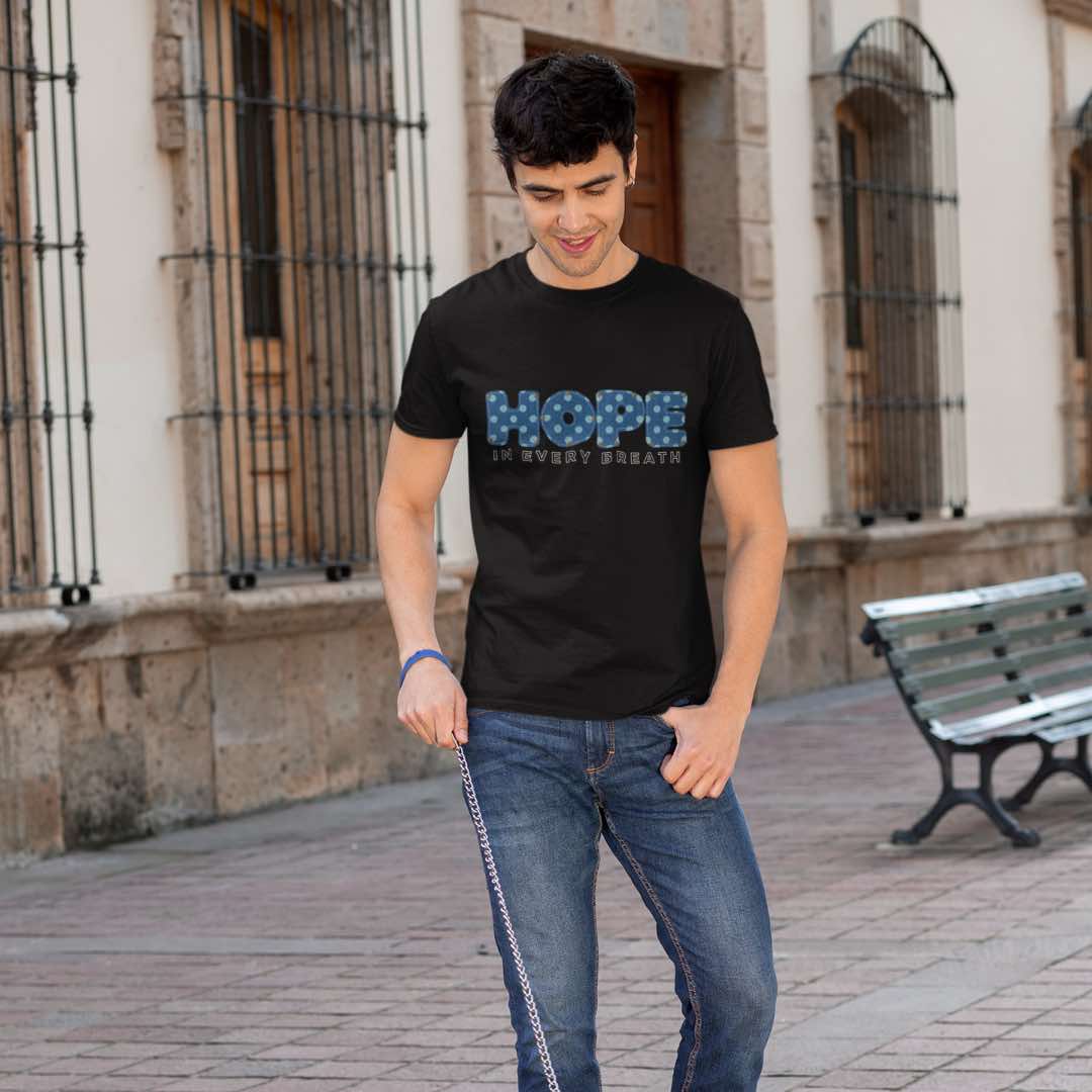 Hope in Every Breath Unisex Inspirational Softstyle T-Shirt for Christians