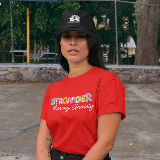 Stronger Than My Anxiety Christian Softstyle T-Shirt